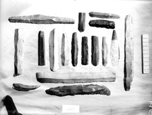 Conjunt de ganivets del eneolític.