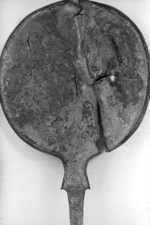 Mirall de bronze del segle VI a.C: