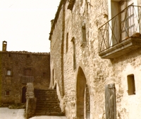 Carrer i Plaça de l'Església de Pinós (1)