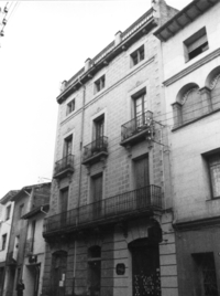 Façana Casa del 1910 al Carrer Major, 60 (1)
