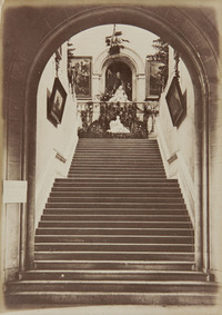 Escalera principal, primer tramo [de la Universitat de Barcelona]
