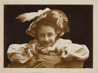 Retrat de nena amb barret