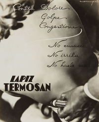 Fotografia publicitària de «Lápiz Termosan»
