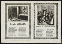 A la Virgen ; Profecias de S. Vicente Ferrer
