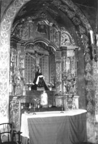 Altar de Crist i la Dolorosa a l'Església de Beget (1)