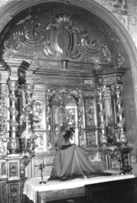 Altar del Sagrat Cor de Jesús a Sant Cristòfol de Beget (1)