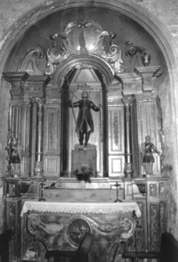 Altar de Sant Isidre Llaurador a l'Església de Beget (1)