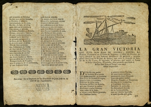 La gran victoria, que tuvo don Juan de Austria, contra la Armada Turquesca en el Golfo de Lepanto, à siete de Octubre de 1571