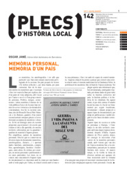 Plecs d'història local Núm. 142