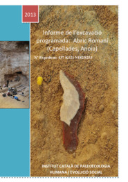 Memòria de la intervenció arqueològicade l'excavació programada Abric Romaní (Capellades, Anoia)