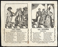 Los cojos pidiendo remedio ; La araña urdidora