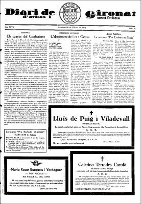 Diari de Girona d'avisos i notícies Núm. 41