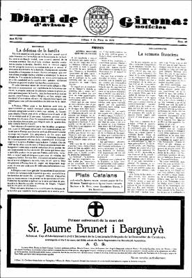 Diari de Girona d'avisos i notícies Núm. 49