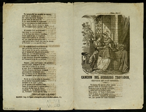 Cancion del guerrero trovador : Cantada en los teatros