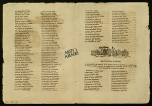 Pronóstico verdadero… : primera parte ; Segunda parte