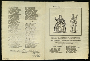 Trobos discretos y divertidos : para entretener á los curiosos y cantar los galanes á sus queridas damas, y especialmente los que se sienten agraviados por no ser correspondidos