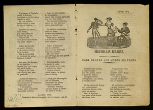 Seguidillas boleras, discretas y divertidas para cantar los mozos solteros