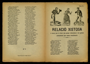 Relació xistosa ó xasco que va doná una guapa valenciana á set galans pretendents que volían conquistarla