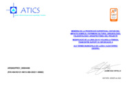 Memòria de la prospecció superficial i estudi del impacte sobre el patrimoni cultural (arqueològic, palentològic i arquitectònic) del projecte. Modificació de la línea 220 KV Volans-La Femosa, Tram entre suport 25 i bifurcació A. Alst termes municipals de Lleida i Albatàrrec (Segrià).